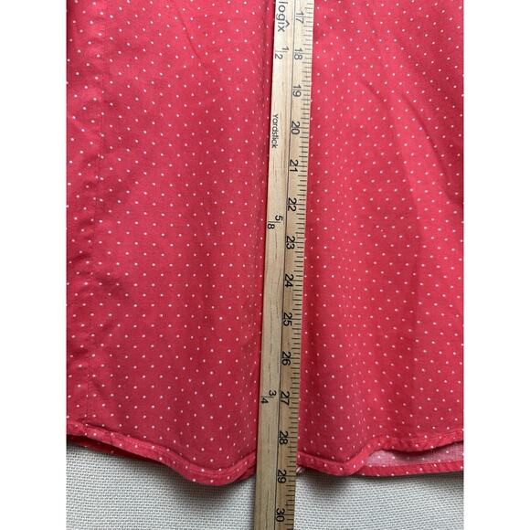 Lane Bryant Sz 28 Top Blouse Stretch V-Neck Button Up 3/4 Sleeve Career Classic - Picture 15 of 15